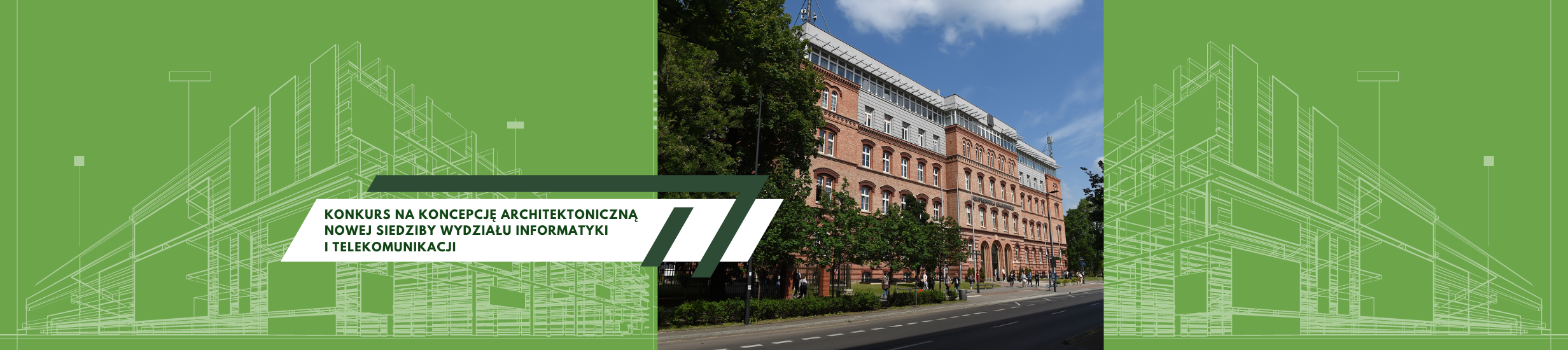 Nowa siedziba Wydziału Informatyki i Telekomunikacji - ogłoszono konkurs architektoniczny Politechniki Krakowskiej i SARP