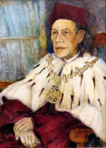 Portret rektora Tadeusza Środulskiego