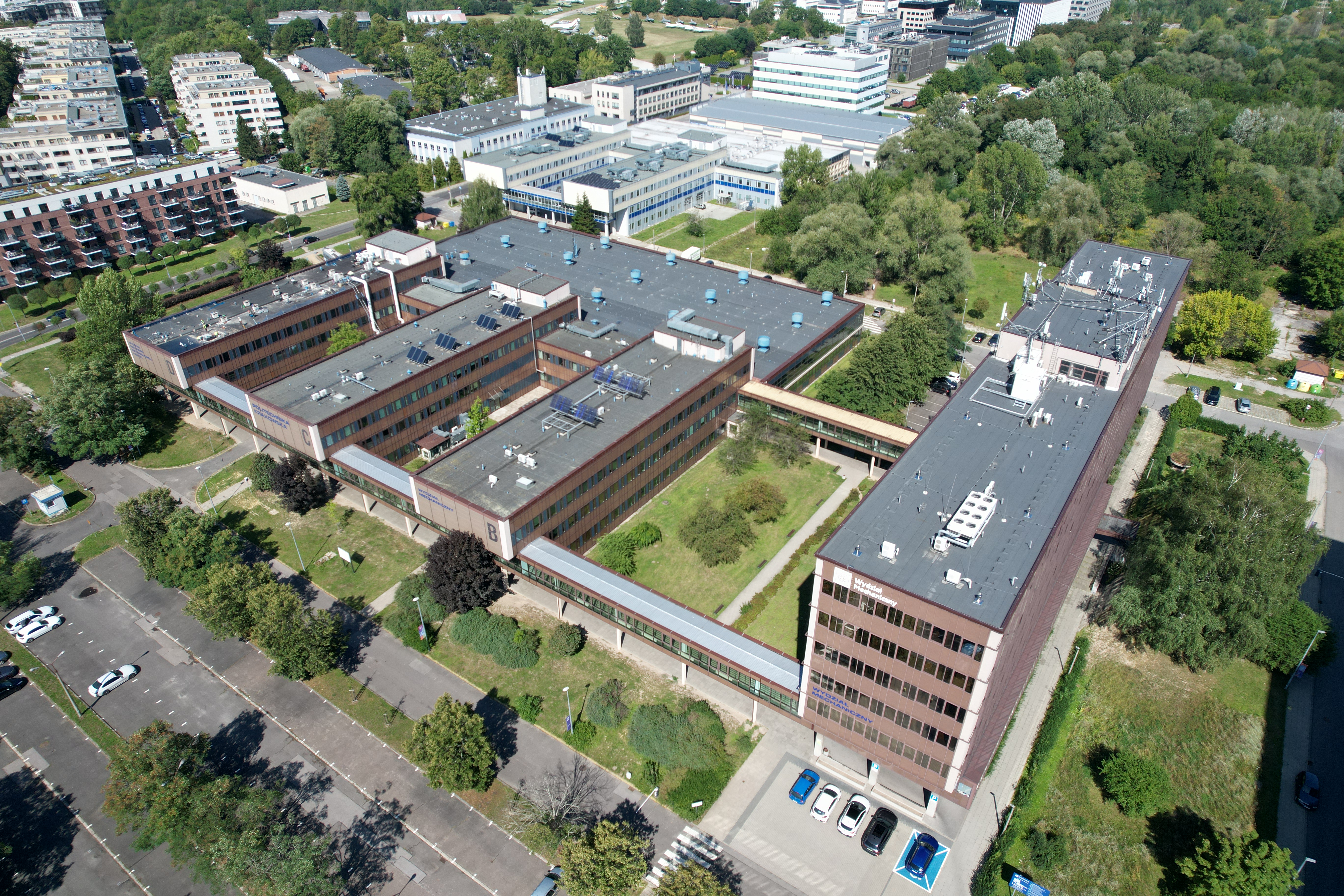Wydział Mechaniczny z lotu ptaka