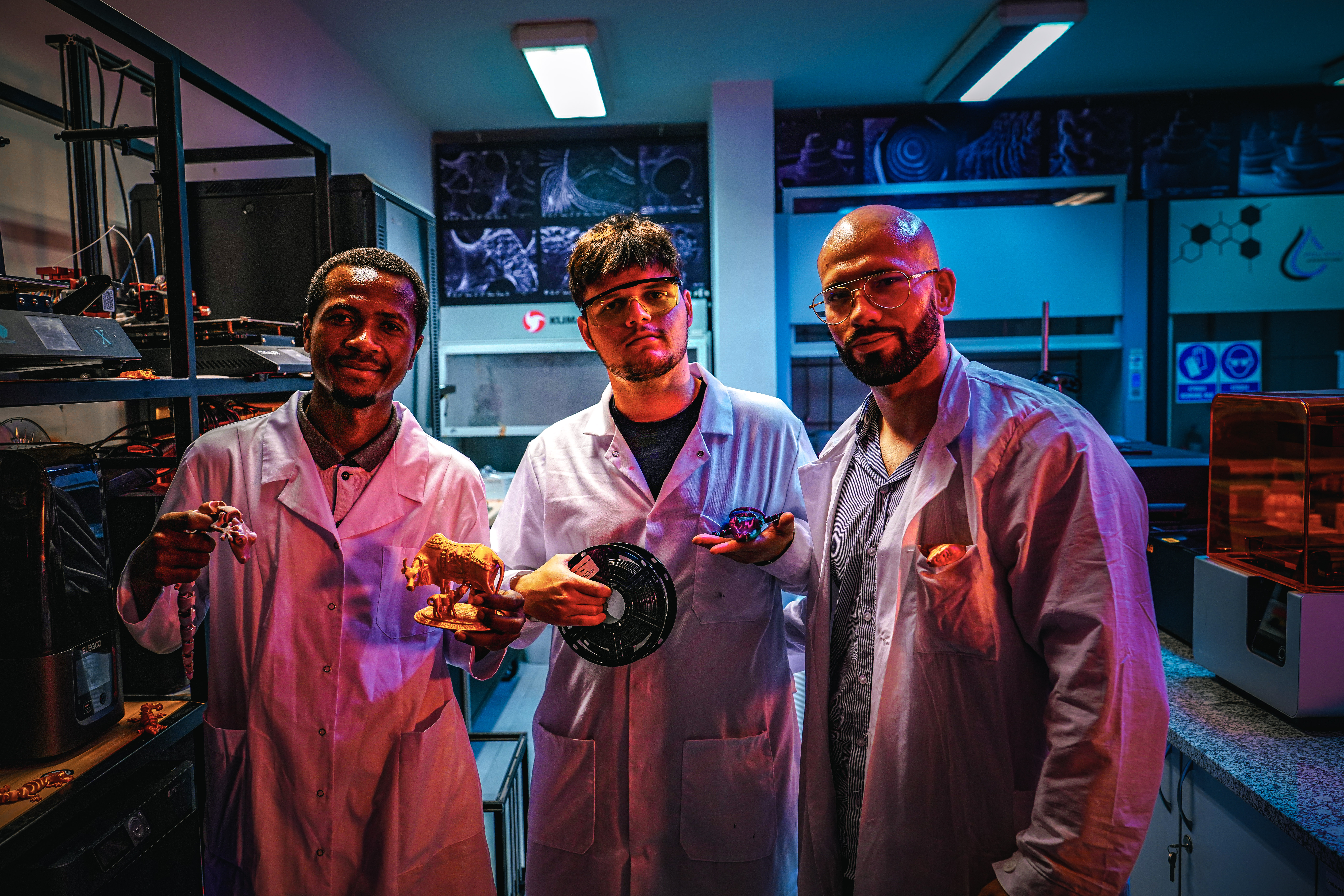 Ortyl Photo Lab research team at work