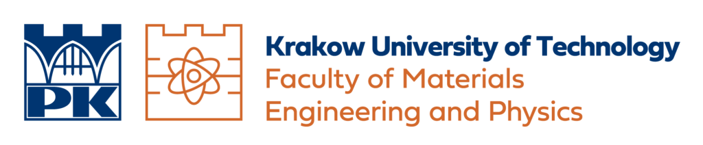 Asymmetrical logo of the Faculty of Materials Science and Engineering - English version