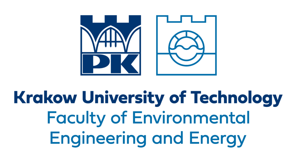 Symmetrical logo of the Faculty of Environmental Engineering and Energy - English version