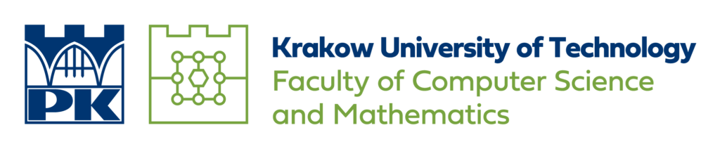 Asymmetrical logo of the Faculty of Computer Science and Mathematics - English version