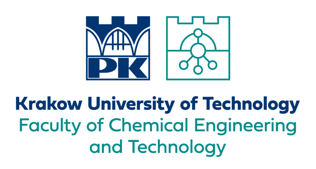 Symmetrical logo of the Faculty of Chemical Engineering and Technology - English version