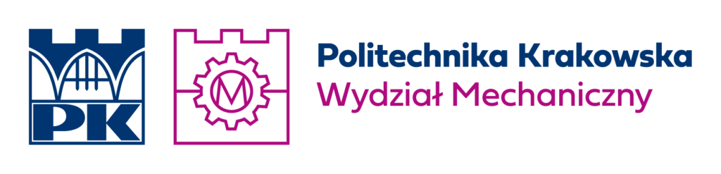 Asymmetrical logo of the Faculty of Mechanical Engineering - Polish version