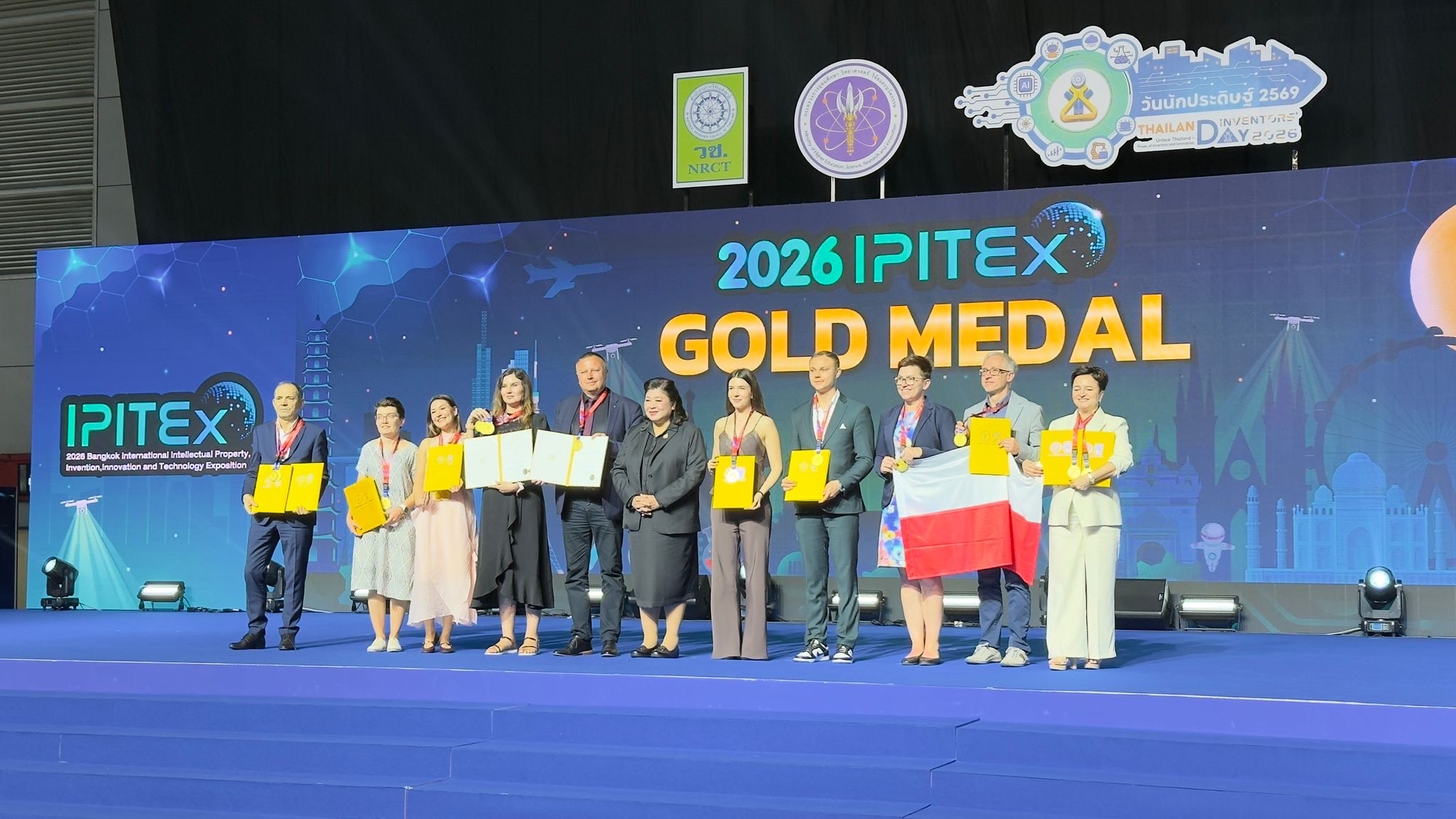 Medale dla wynalazków Politechniki Krakowskiej Bangkok 2026