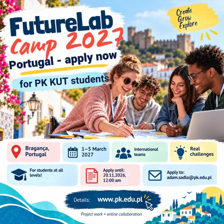 Poster promoting applications to Future Lab in Portugal in 2027