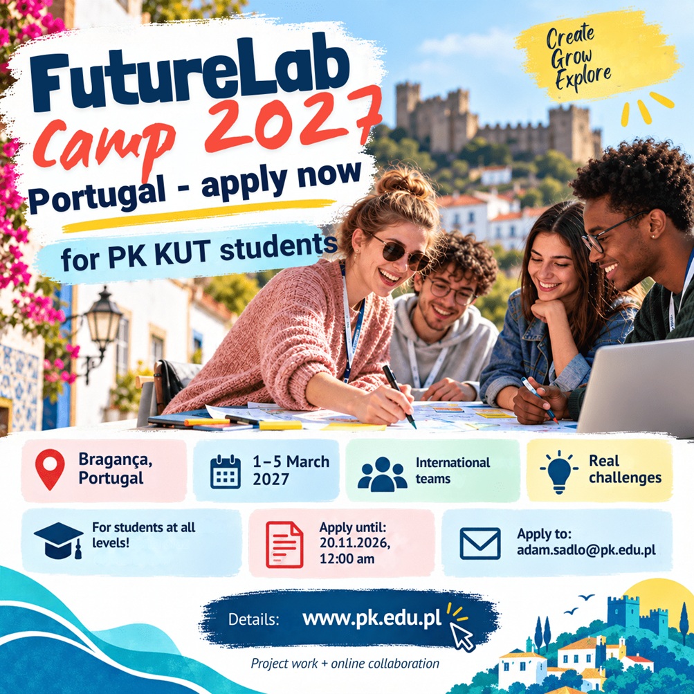 Poster promoting applications to Future Lab in Portugal in 2027