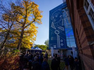 Mural of Tadeusz Kościuszko at the PK KUT main campus