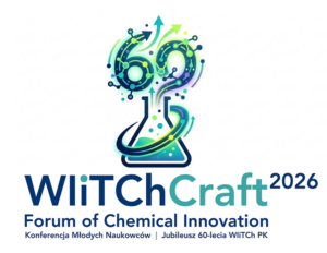 WIiTChCraft 2026 – Forum of Chemical Innovation 20206 Obrazek ze zlewką i napisem "60"